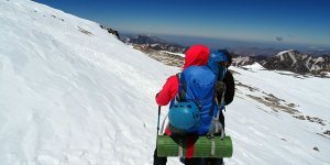 Panorama beim Abstieg vom Aconcagua Richtung Plaza de Mulas