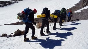 Los geht es zu Camp 3 Cólera - Aconcagua 2016 7summits4help