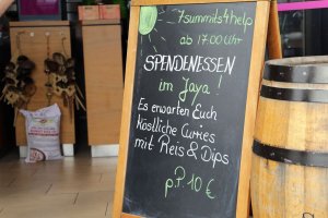Herzlich Willkommen ins JAYA! Fundraising Snack in der Überseestadt Bremen