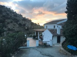 Sonnenaufgang in der Climbing-Lodge