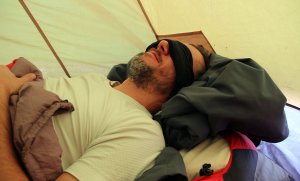 Erschöpfung - 7summits4help auf der Uhuru Peak des Kilimanjaro