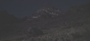 Mawenzi in der Nacht - 7summits4help auf dem Kilimanjaro via Rongai-Route
