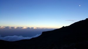 Sonnenuntergang an der Mawenzi Tarn Hut - 7summits4help auf dem Kilimanjaro via Rongai-Route