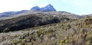 Unter dem Mawenzi vom Kikelewa-Camp - 7summits4help auf dem Kilimanjaro via Rongai-Route