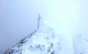 Die Königsspitze im Nebel - Alpinschule Ortler mit Jacopo Compagnoni