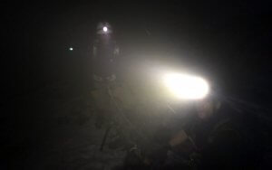 Nicolas Scheidtweiler und Toby - Aufstieg bei Nacht zur Königsspitze 2018