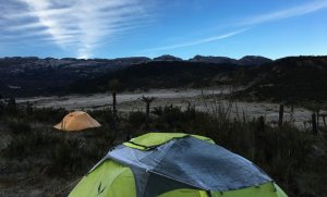 Guten Morgen in Camp 3 - Carstensz-Expedition in Papua