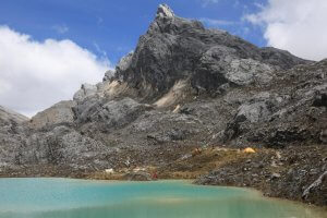 Unser Basislager an der Carstensz-Pyramide
