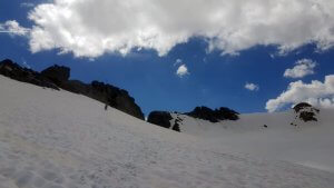Auf dem Weg zum Hinterer Wilder Tum im Stubaital - Aufbaukurs Fels und Eis