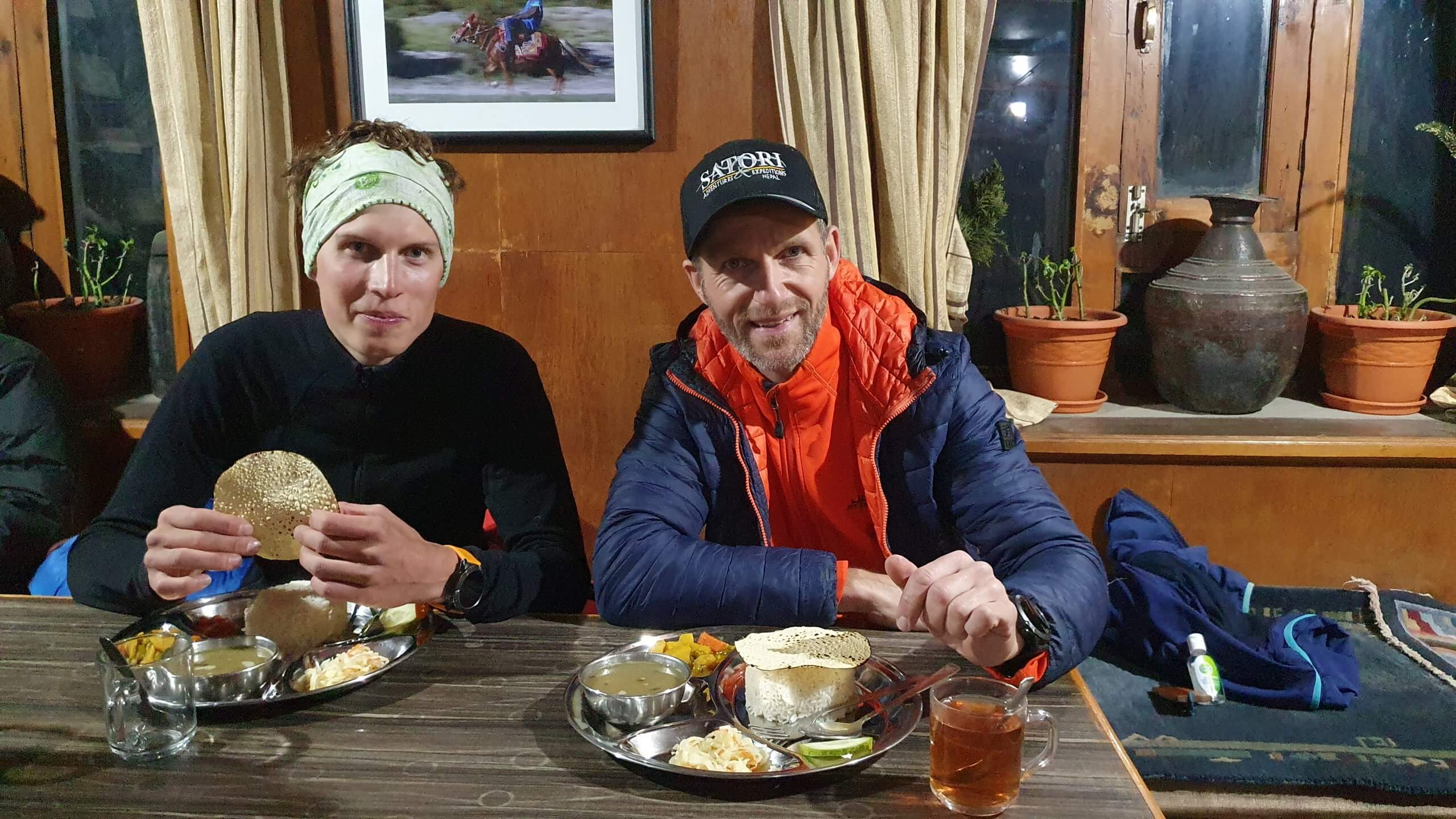 Jost Kobusch und Nicolas Scheidtweiler in Manang
