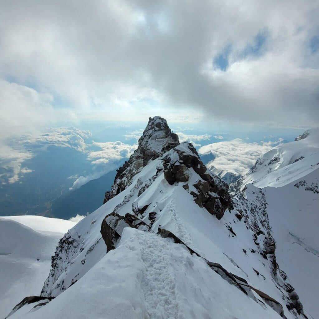 Dufourspitze Gipfelgrat - Nicolas Scheidtweiler (3)